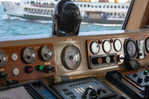 view of boat controls